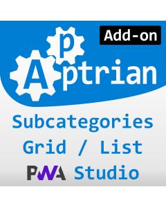 Subcategories Grid/List PWA Studio for Magento Adobe Commerce