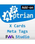 Apptrian X Cards PWA Studio for Magento Adobe Commerce - Icon