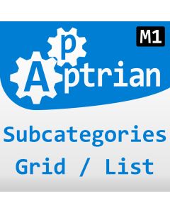 Subcategories Grid/List for Magento 1 OpenMage - Icon