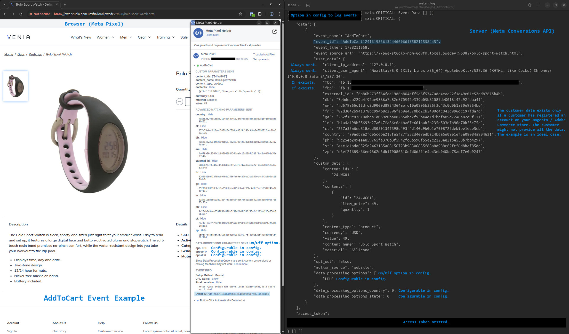 Apptrian - Meta Pixel and Conversions API PWA Studio for Magento Adobe ...