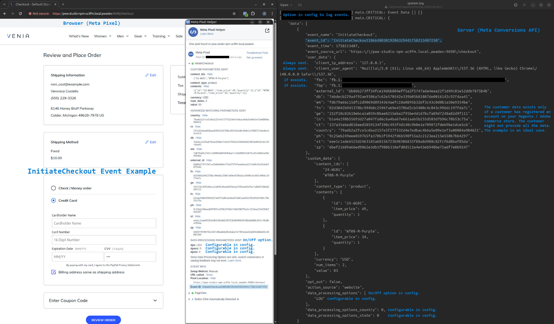 Apptrian - Meta Pixel and Conversions API PWA Studio for Magento Adobe ...