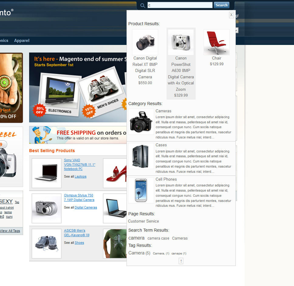 Apptrian Quick Search for Magento 1 OpenMage