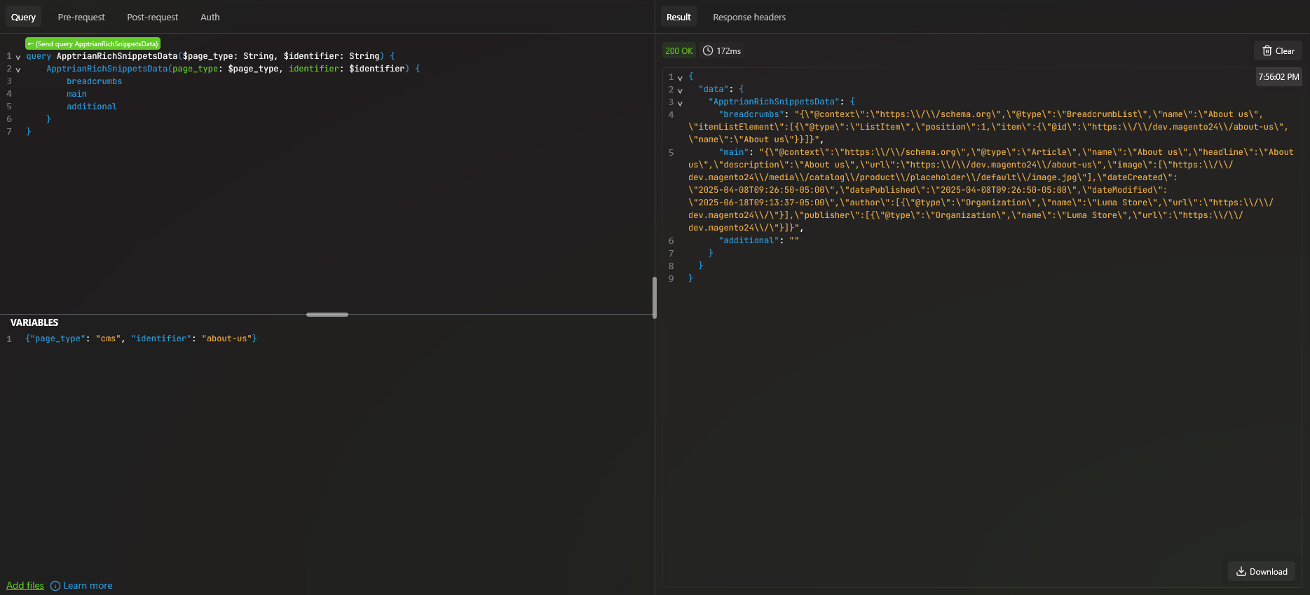 Apptrian - Rich Snippets Structured Data GraphQL for Magento Adobe Commerce