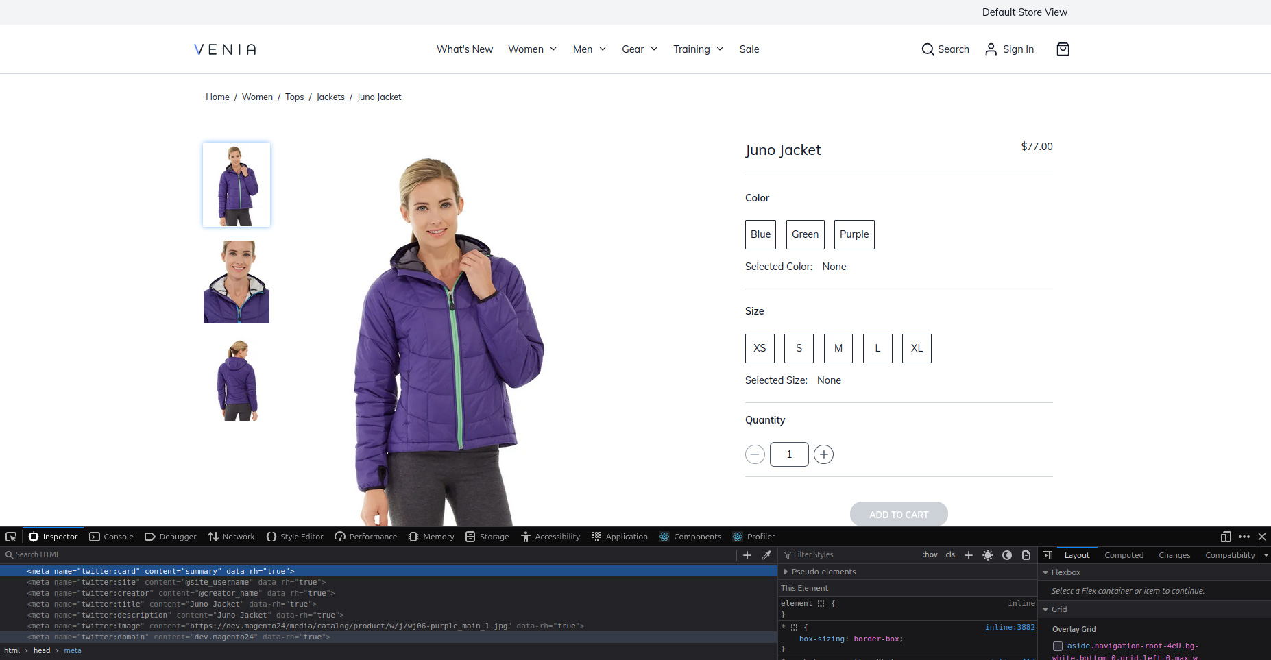 Apptrian - X Cards Meta Tags PWA Studio for Magento Adobe Commerce